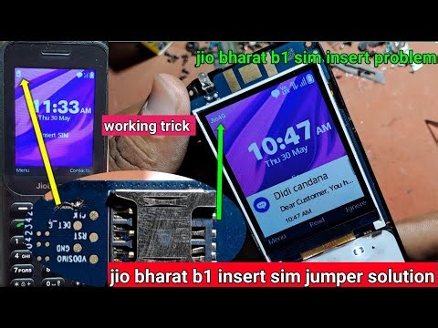 jio jbb021 sim not working solution | jio jbb021b1 insert sim solution | jio bharat b1 sim insert
