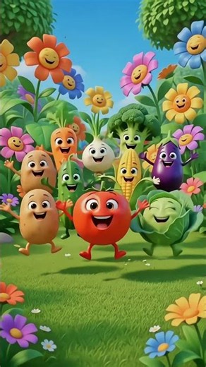 🥕🍅 Dancing Veggies Fun Song! 🌽🥦