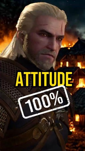 Geralt’s Attitude Is What Makes The Witcher 3 So Great #gaming #witcher3 #witcher