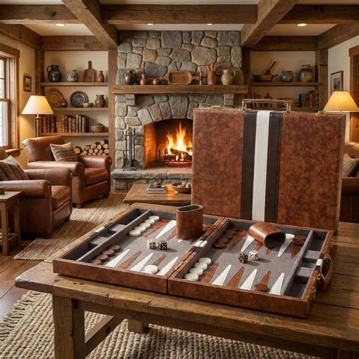 Premium Leather Backgammon Set Classic Folding Travel Board Game Strategy Gift - Etsy UK