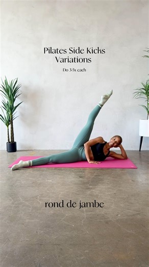 Pilates Side Kicks Variations