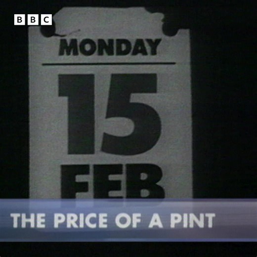1996: The pub that refused to go decimal. #OnThisDay 1996: Breakfast News marked a quarter of a century since the UK switched from ‘old money’ to decimalisation. But one pub in North Wales was yet to make the change . Clip taken from Breakfast News, originally broadcast on BBC One, 16 February 1996. | BBC Archive