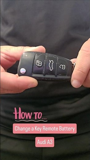 AUDI A3,Key Battery Replacement DIY #savemoney #diy #cars #automobile #keybattery #audi #auto #hack