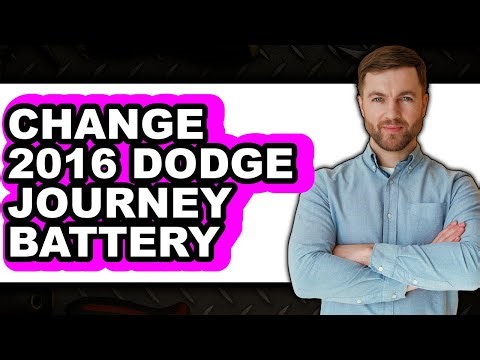 How To Change 2016 Dodge Journey Battery - Easy Guide