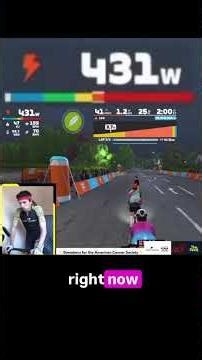 How many watts does it take to follow a Farmwatts attack? #zwift #zwiftracing #cycling