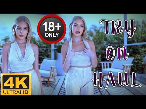 4K Transparent Bodysuit clothes Try-On Haul at home | see through fabric review | try on haul today
