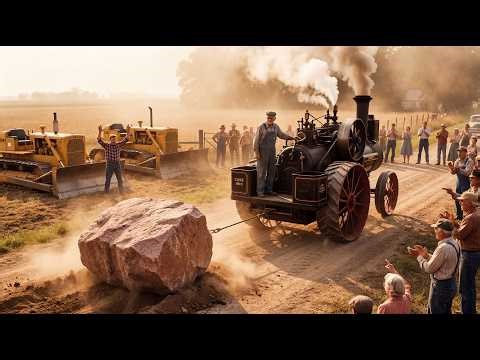 They Said Nothing Could Move It — Then an Old Man Used His 1910 Steam Tractor