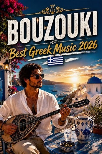 Greek Bouzouki 2026 🇬🇷🎶 Romantic Greek Songs | Mediterranean Music & Sunset Vibes