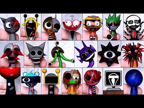 Making SPRUNKI All Phase 3 Sculptures Timelapse