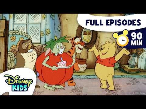 Celebrate Winnie the Pooh 🍯🥳 90 Min Full Episode Marathon! | ‪@disneykids‬