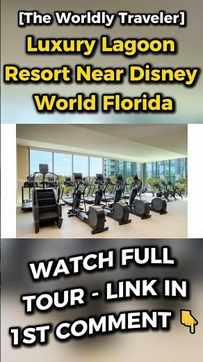 Luxury Lagoon Resort Near Disney World Florida 😎 #ConradOrlando #EvermoreResort #LuxuryResortUSA