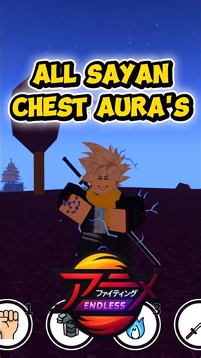 All The Sayan Chest Auras | Anime Fighting Simulator Endless