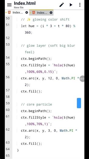 ✨A few lines of Python + creativity = this glowing animation.#CodeWithSiddhi