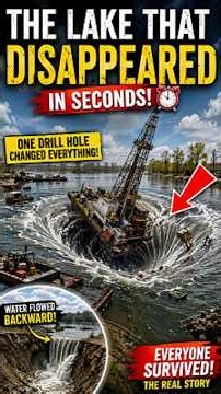 They Saw a Whirlpool Form… Then the Lake Was Gone