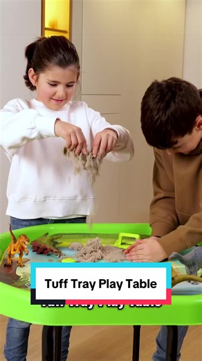 Discover the Tuff Tray Play Table, the perfect toy to stimulate children's imaginations and keep them entertained for hours. They can imagine and create with the two included play mats, one is set under the sea and the other back in prehistoric times! *Accessories Not Included ONLY £34.99/€39.99 FREE Delivery on orders over £20/€25 at Smyths Toys! T&Cs apply. Product code: 255061 #SmythsToys #table #sensory #outdoor #toytok