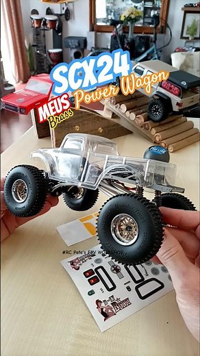 NEW! SCX24 DODGE POWER WAGON BUDGET RC BODY BUILD #PART1 RC CRAWLER #MEUS LCG CHASSIS #INJORA MOTOR