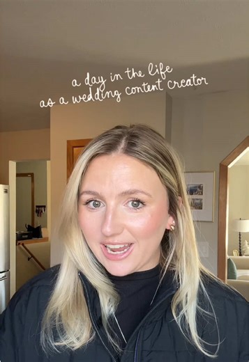 A Day in the Life of a Wedding Content Creator