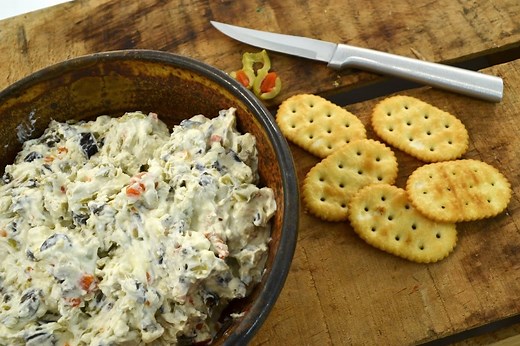Olive Dip Recipe | Cream Cheese Olive Spread | Rada Cutlery