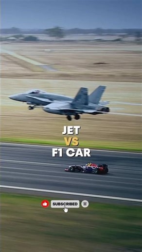 :F1 Car vs Jet Plane: Who’s Faster😱#youtubeshorts #viralshorts #trendingshorts #racing