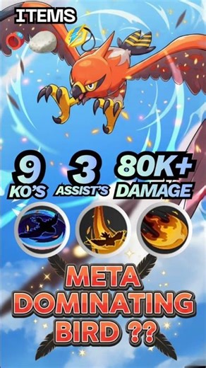 They Never Saw Me Coming… 💀🔥 | Stealth Talonflame Gameplay | Pokémon unite #new #shorts #fyp #viral