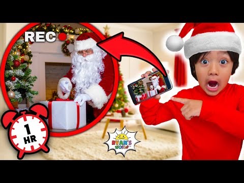 1 Hour of Ryan's BEST Ways to Catch SANTA CLAUS!