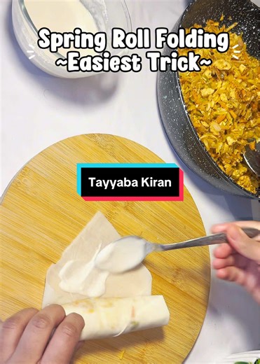 Delicious Spring Roll Folding Trick and Recipe