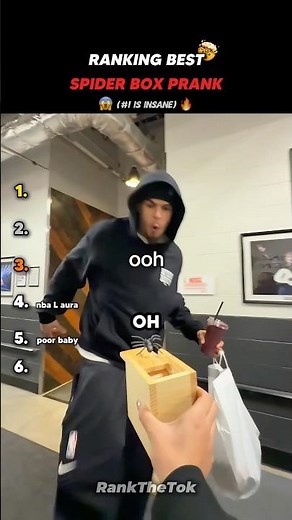 Ranking Best Spider Box Prank! 😂💀