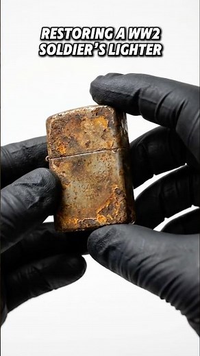 Restoring a WW2 Soldier’s Rusted Lighter | Satisfying Restoration