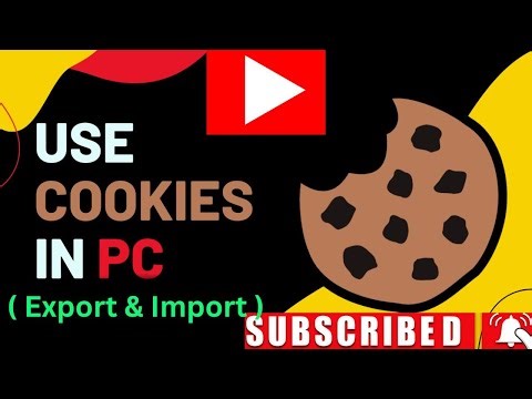 How to do Cookies Export & Import for Facebook, Youtube and other websites !!