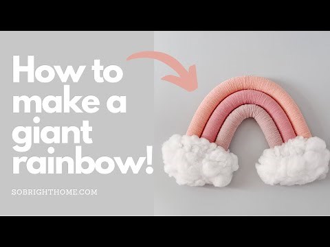 How to make a giant pool noodle rainbow