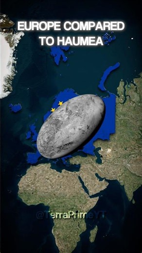 Continents Compared To Space Objects #shorts #map #edit #geography #countryballs