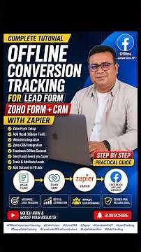 Facebook Offline Conversion Tracking with Zoho CRM & Zapier #meta