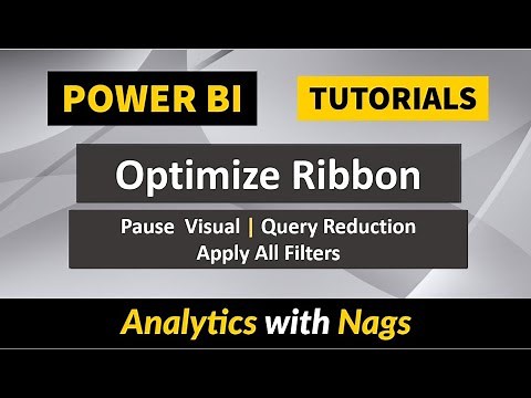 Optimize Ribbon in Power BI | Pause Visual | Query Reduction | Apply All Filters in Power BI (64)