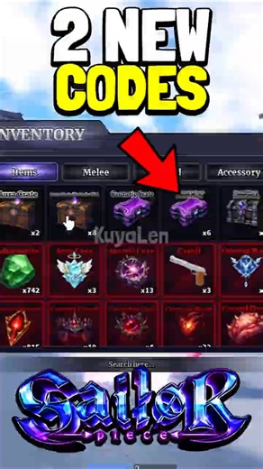 CLAIM these 2 NEW CODE in Sailor Piece for FREE AURA & COSMETIC CHEST #sailorpiece #roblox
