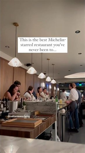 Michelin-starred restaurant in California (details in description) #sf #sanfrancisco #sffood