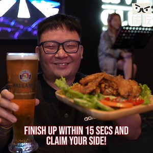 🍺 Beer Chugging Challenge: 15 secs, chug 1 pint, get free sides! | Botak Jazz