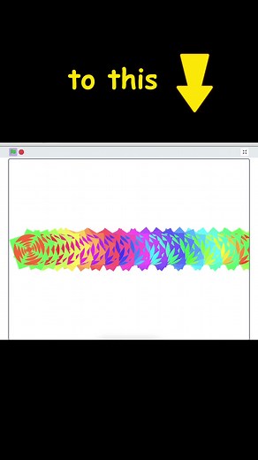 How to Create Spinning Patterns with Scratch Code #scratch #scratchcoding #fyp #codingforkids #codingforchildren