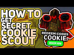 HOW TO GET COOKIE SCOUT SKIN [CODE] - Tower Defense Simulator