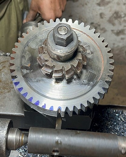 Repairing Destroyed Gear Teeth with Iron Bar