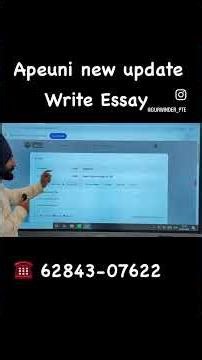 PTE write essay Apeuni new update ( Gurwinder PTE ) #pte #englishlanguagetest #apeuni