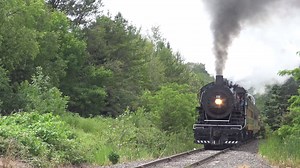 2.3K views · 221 reactions | Duluth, Missabe & Iron Range 2-8-0 332 operates as part of the Lake Superior Railroad Museum's collection in Duluth, MN. | Dynamo Productions | Facebook