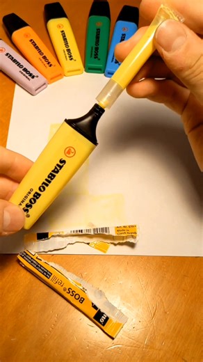 How to Refill Stabilo Highlighters for Vibrant Yellow Fluorescent Color