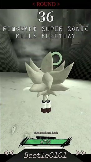 REWORKED SUPER SONIC KILLS FLEETWAY - Outcome Memories #outcomememories #sonic #shorts #supersonic