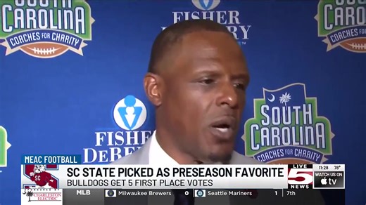 WATCH: SC State Bulldogs are the MEAC Favorite The Bulldogs picked to repeat as conference champions in the preseason poll #football #ncaafootball | Kevin Bilodeau - Live 5 News