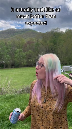 Results! I think it looks pretty ok! My friends call this “mid phase” my fairy 🧚🏼‍♀️ hair 🥰 bold mermaid 🧜‍♀️ colors coming back soon! But i need to do some deep conditioning! #mermaid #hairdye #bleach #colorconditioner #diy #notastylist #828isgreat #poppunk