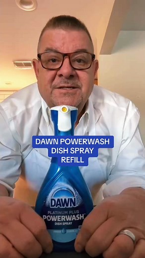 DIY Dawn Powerwash Dish Spray refill #Dawn #PowerWash #DishSpray #DIY #Refill #MoneySave | The Organizer Man