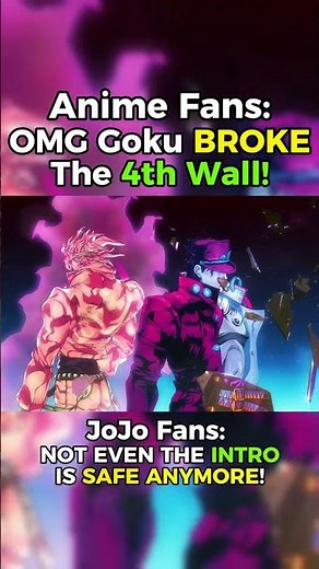 JoJo Just Breaks ALL Anime Rules! | #jojo #4thwall