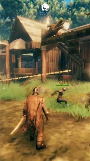 Valheim Multiplayer Gameplay - The Harpoon is Amazing in PvP #Shorts