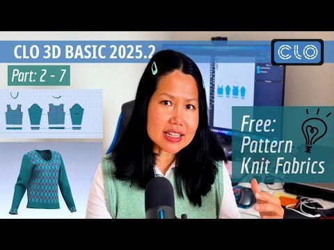 CLO 2025.2 for Beginners: Sew Your First Knit Top Step by Step (Part 2)
