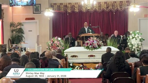 Celebration of Life for Shirley Mae May | Jones Funeral Home Morgan City